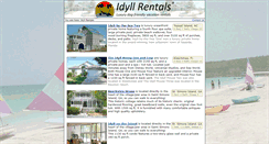 Desktop Screenshot of idyllrentals.com