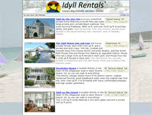 Tablet Screenshot of idyllrentals.com